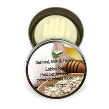 Oatmeal, Milk & Honey Lotion Bar | Solid Lotion Bar in a Tin