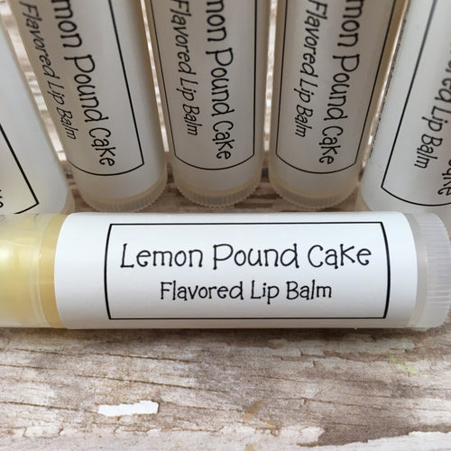 Lemon Pound Cake Flavored Lip Balm