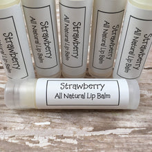 Strawberry Flavored All Natural Lip Balm